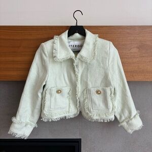 NWT UTERQÜE Tweed Jacket, Size S